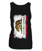 California State Grunge Flag Ladies Vest