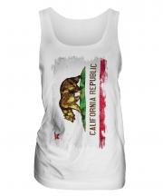 California State Grunge Flag Ladies Vest
