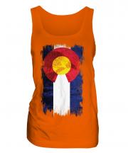 Colorado State Grunge Flag Ladies Vest