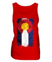 Colorado State Grunge Flag Ladies Vest