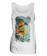 Delaware State Grunge Flag Ladies Vest