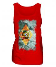 Delaware State Grunge Flag Ladies Vest