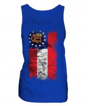 Georgia State Grunge Flag Ladies Vest