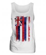 Hawaii State Grunge Flag Ladies Vest