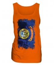 Idaho State Grunge Flag Ladies Vest