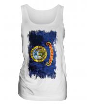 Idaho State Grunge Flag Ladies Vest