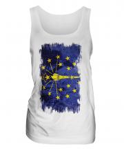 Indiana State Grunge Flag Ladies Vest
