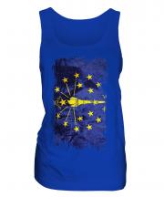 Indiana State Grunge Flag Ladies Vest