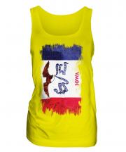 Iowa State Grunge Flag Ladies Vest