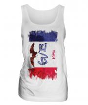 Iowa State Grunge Flag Ladies Vest
