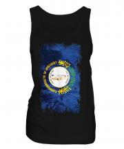 Kentucky State Grunge Flag Ladies Vest