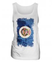 Minnesota State Grunge Flag Ladies Vest