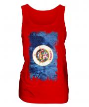 Minnesota State Grunge Flag Ladies Vest