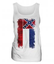 Mississippi State Grunge Flag Ladies Vest