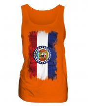 Missouri State Grunge Flag Ladies Vest