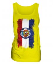 Missouri State Grunge Flag Ladies Vest