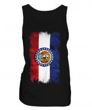 Missouri State Grunge Flag Ladies Vest