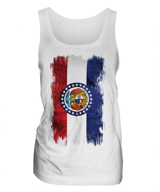 Missouri State Grunge Flag Ladies Vest