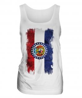 Missouri State Grunge Flag Ladies Vest