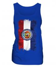 Missouri State Grunge Flag Ladies Vest