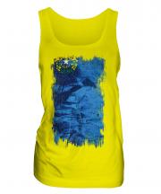 Nevada State Grunge Flag Ladies Vest