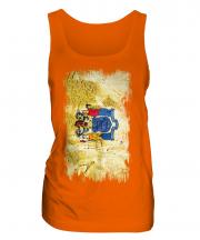 New Jersey State Grunge Flag Ladies Vest