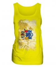 New Jersey State Grunge Flag Ladies Vest