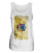 New Jersey State Grunge Flag Ladies Vest