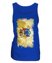 New Jersey State Grunge Flag Ladies Vest
