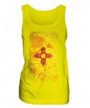 New Mexico State Grunge Flag Ladies Vest