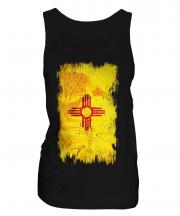 New Mexico State Grunge Flag Ladies Vest
