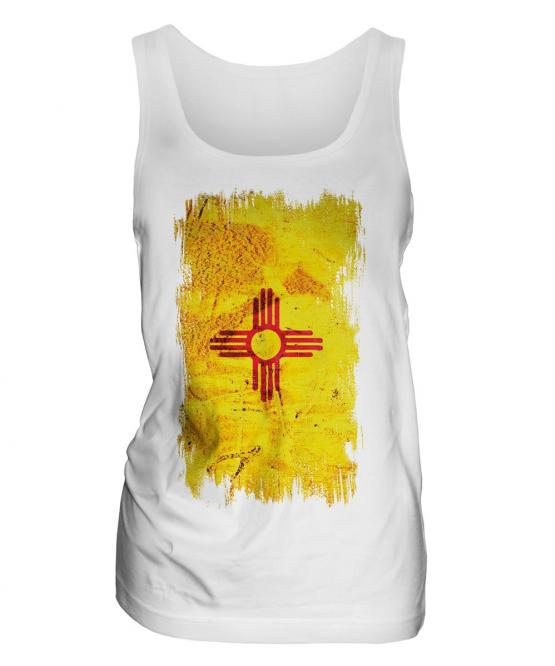 New Mexico State Grunge Flag Ladies Vest