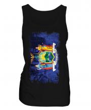 New York State Grunge Flag Ladies Vest
