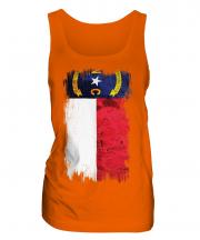 North Carolina State Grunge Flag Ladies Vest