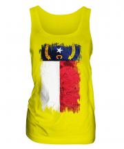 North Carolina State Grunge Flag Ladies Vest