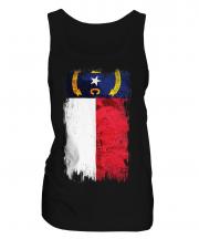 North Carolina State Grunge Flag Ladies Vest