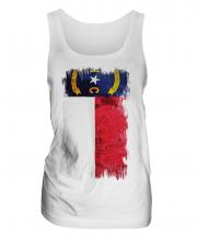 North Carolina State Grunge Flag Ladies Vest