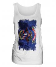 North Dakota State Grunge Flag Ladies Vest