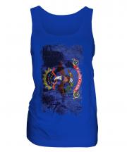 North Dakota State Grunge Flag Ladies Vest