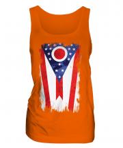 Ohio State Grunge Flag Ladies Vest