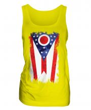 Ohio State Grunge Flag Ladies Vest