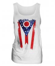 Ohio State Grunge Flag Ladies Vest