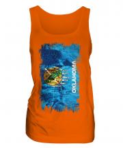 Oklahoma State Grunge Flag Ladies Vest