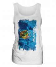 Oklahoma State Grunge Flag Ladies Vest