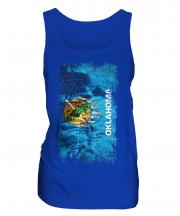 Oklahoma State Grunge Flag Ladies Vest