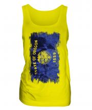 Oregon State Grunge Flag Ladies Vest