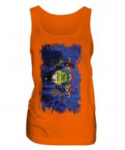 Pennsylvania State Grunge Flag Ladies Vest