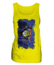 Pennsylvania State Grunge Flag Ladies Vest