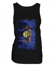 Pennsylvania State Grunge Flag Ladies Vest