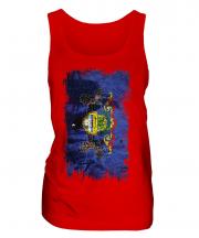 Pennsylvania State Grunge Flag Ladies Vest